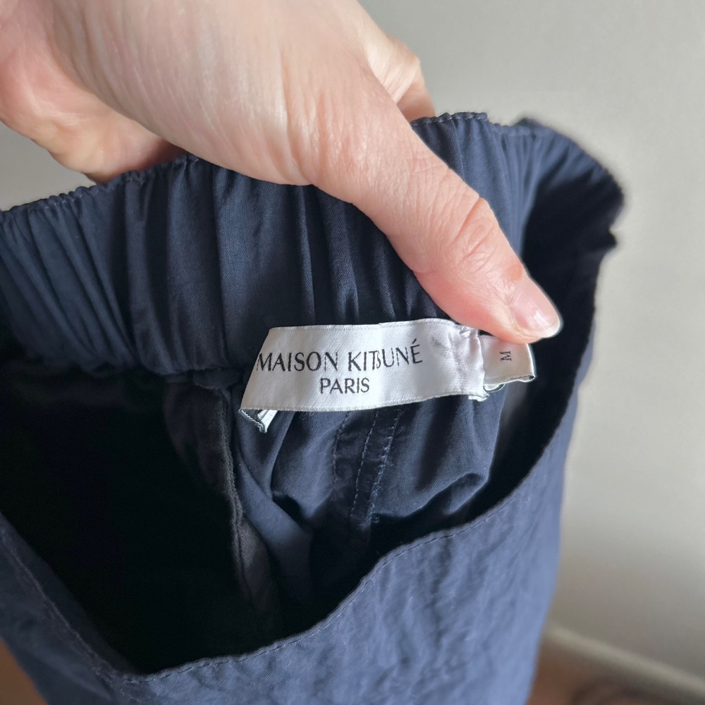 Maison Kitsuné City Pants – Dark blue (Size M)